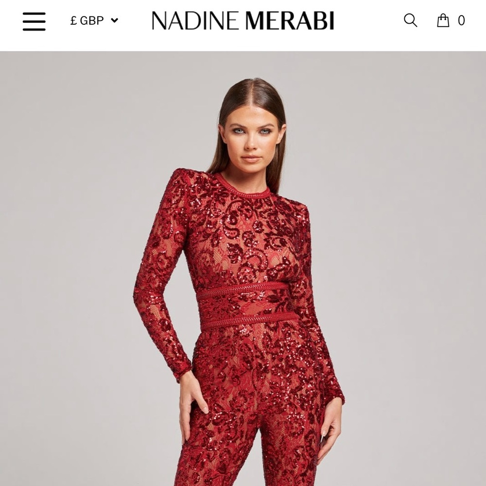 NADINE MERABI bella jumpsuit!